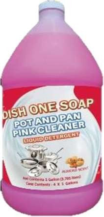 Dish One Pot and Pan Pink Cleaner- 4-1 gallon bottles/cs – Alpha