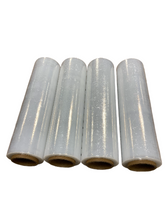 Load image into Gallery viewer, 18&quot; x 1500&#39; Stretch Film/Wrap Industrial Strength Clear Cling Durable Adhering Packing Moving Packaging Heavy Duty Shrink Film (4 Packs, Clear)
