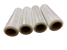 Load image into Gallery viewer, 18&quot; x 1500&#39; Stretch Film/Wrap Industrial Strength Clear Cling Durable Adhering Packing Moving Packaging Heavy Duty Shrink Film (4 Packs, Clear)
