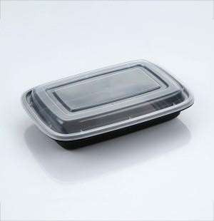 16 oz Plastic Food Container with Lid